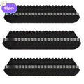 60Pcs Velour Powder Puff Set - Triangle Face/Body Blenders for Loose Powder & Foundation| Ultra Contour Sponges for Eyes/Corners Vue 60PCS-SJFP-Black
