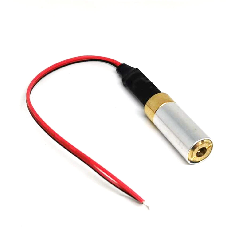 1pc/5pcs Industrial Brass 532nm 5mw Green Laser Dot Module 3V Driver Out Vue