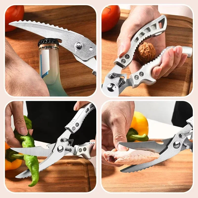 Heavy Duty Stainless Steel Kitchen Scissors & Bone Shears Kitchen Bone Shears Vue