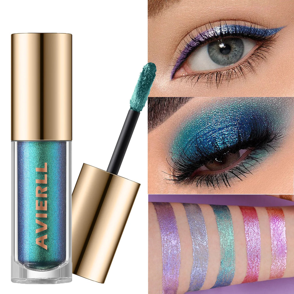 8 Colors Liquid Eyeshadow Stick Shimmer Waterproof Metallic Glitter Eyeliner Highlighter Pen Eyeshadow Makeup Cosmetics Vue