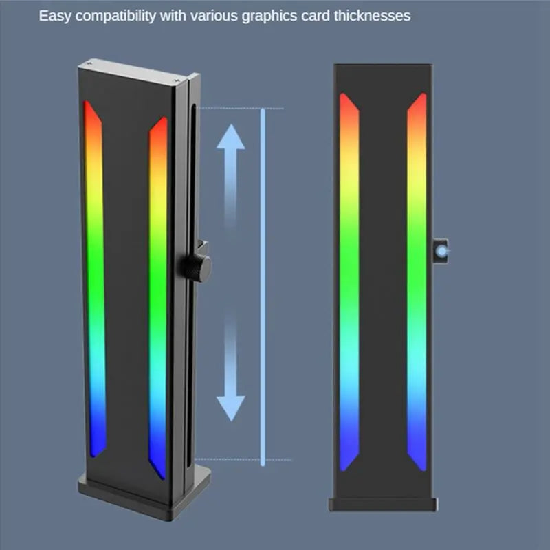 Hot-Adjustable Video Card AURA SYNC Graphics Video Card Holder Aluminum Alloy 5V 3PIN ARGB Computer Accessories Vue
