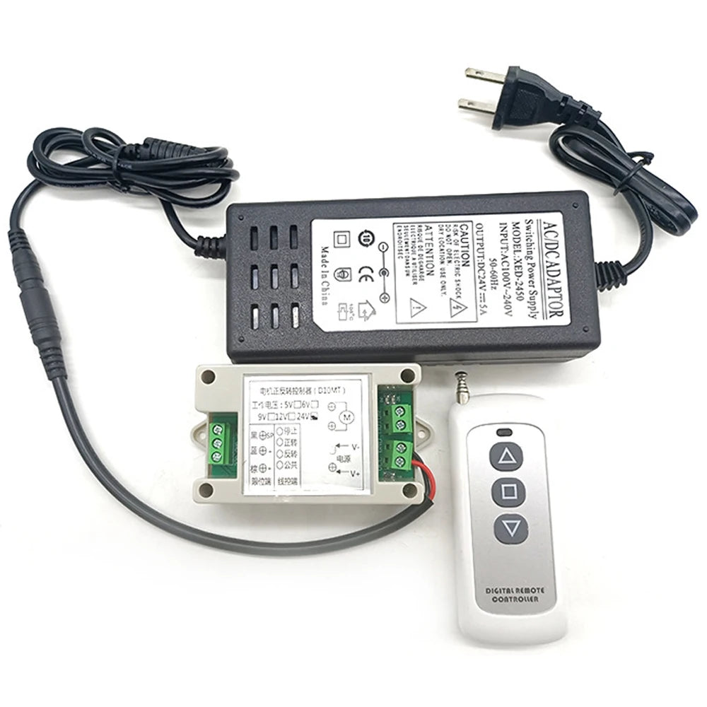 AC110-240V Industrial Wireless Controller Motor Forward and Reverse Controller Lifting Reverse Wireless Remote Control Driver Vue