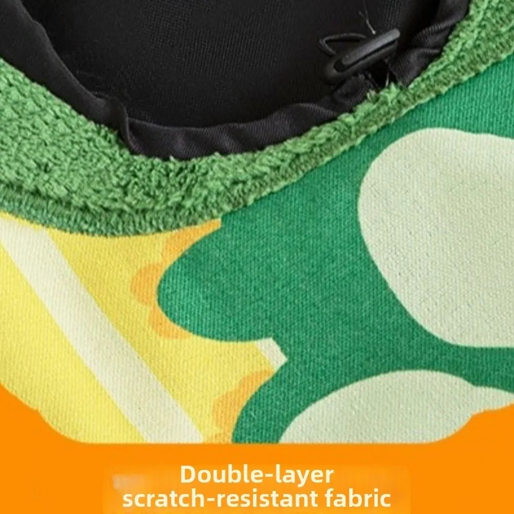 Cat Outing Bag Breathable Cat Carrier Bag Cartoon Canvas Puppy Travel Bag Portable with Hole Pet Carrying Bag Outdoor Travel Vue