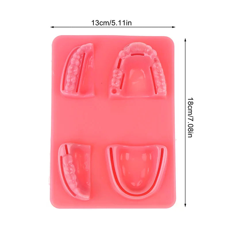 Dental Gum Skin Suture Surgical Practice Medical Skin Suture Pad Lab Model Silicone Periodontitis Suture Model Training Kit Vue