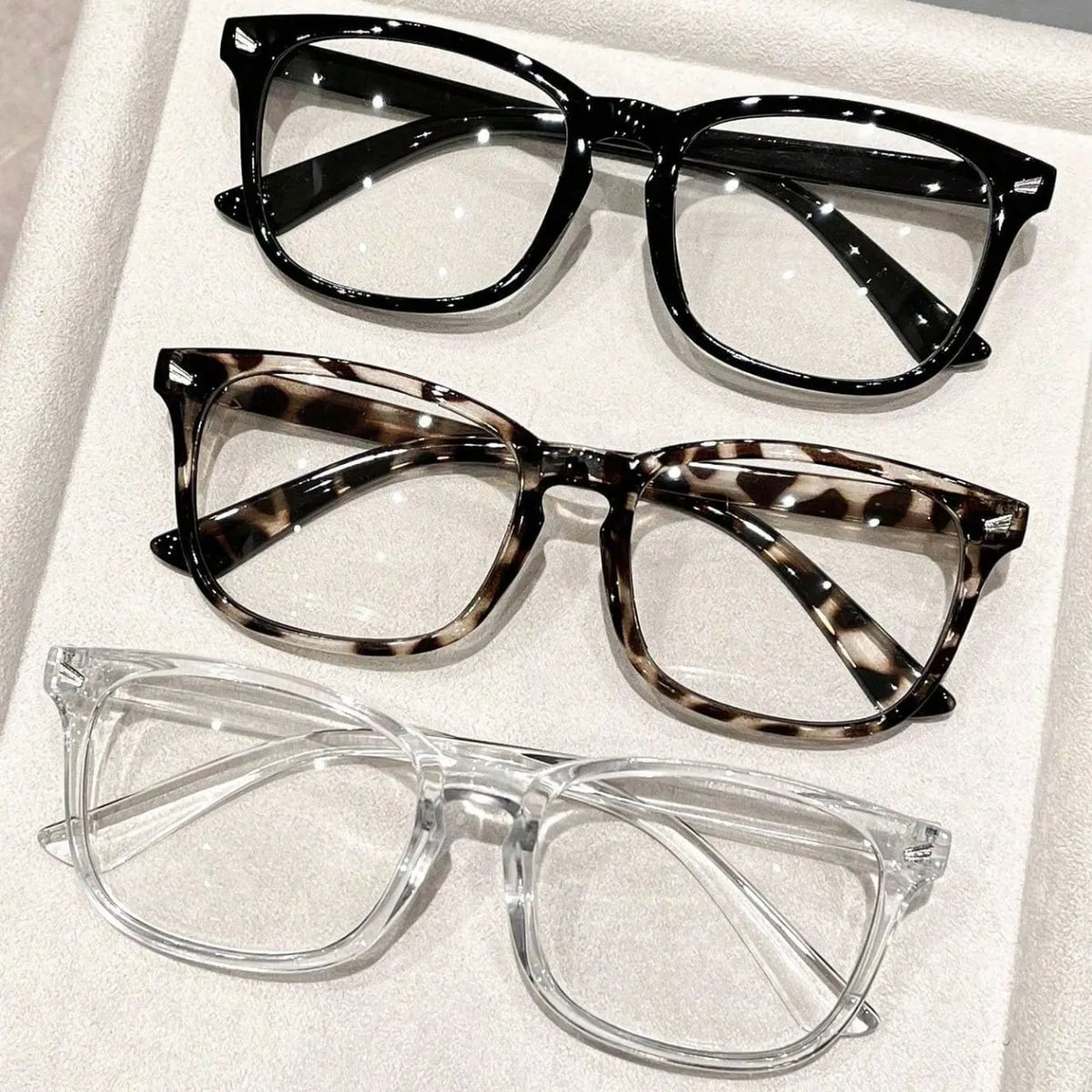 Minimalist Square Blue Light Blocking Glasses – Clear Lens Blue Light Glasses Vue