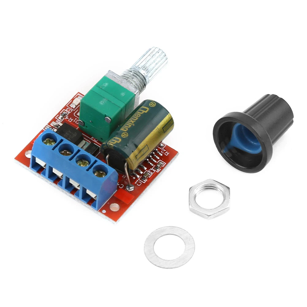 5-20PCS 5V 12V 10A Voltage Regulator PWM DC Motor Speed Controller Governor Stepless Speed Regulator LED Dimmer Power Controller Vue