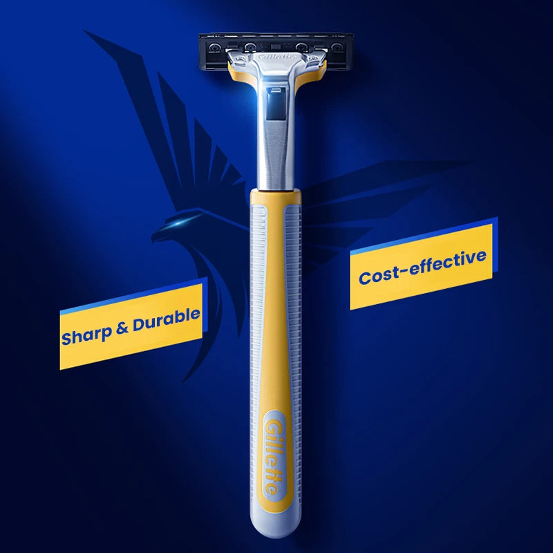 Gillette Vector 2 Shaver 2-Layers Blades Manual Shaver Safety Razor Gillette Shaving Razor For Men Beard Cutting Hair Removal Vue
