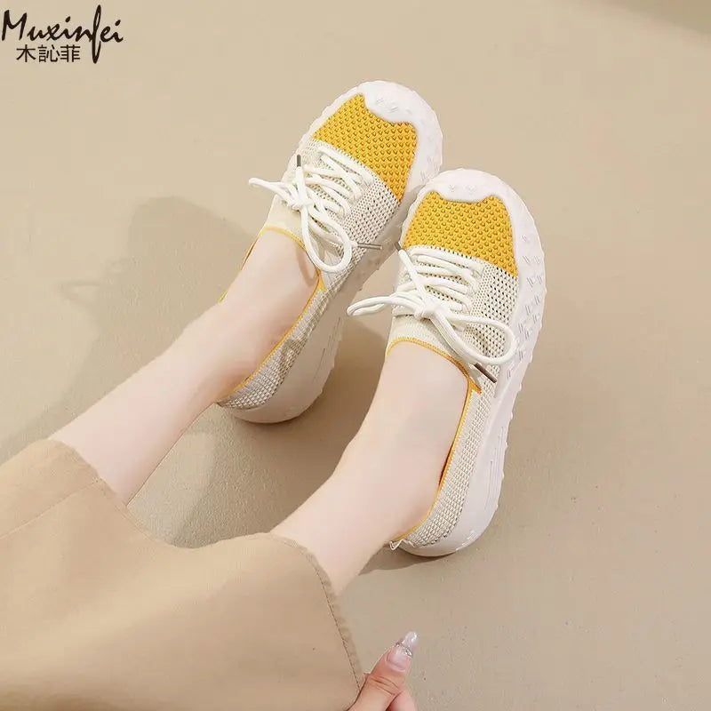Women's Breathable Mesh Slip-On Sneakers | Soft Sole Casual Shoes Slip-On Mesh Sneakers Vue