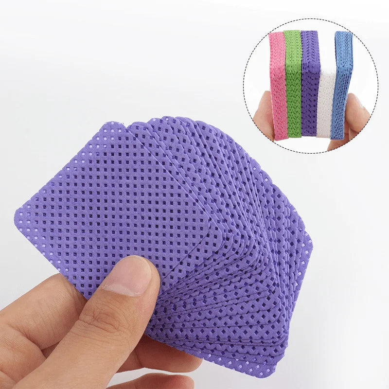 100-540PCS Lint-free Nail Polish Remover Gel Nail Wipes Pads Manicure Pedicure Makeup Gel Nail Art Cleaning Tools Vue
