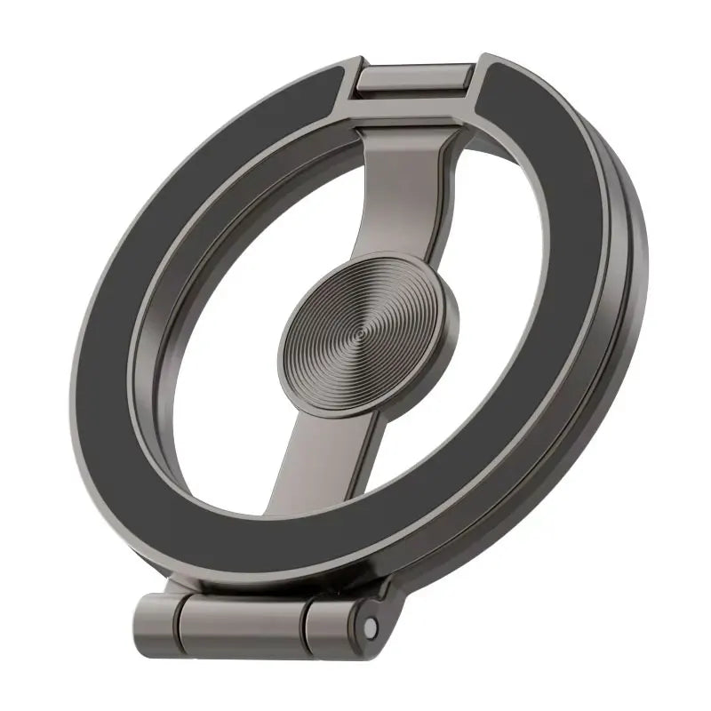 For MagSafe Double Sided Magnetic Phone Ring Holder Portable Folding Cellphones Stand Phone Accessories Support Bracket Grip Vue Type 4 Black