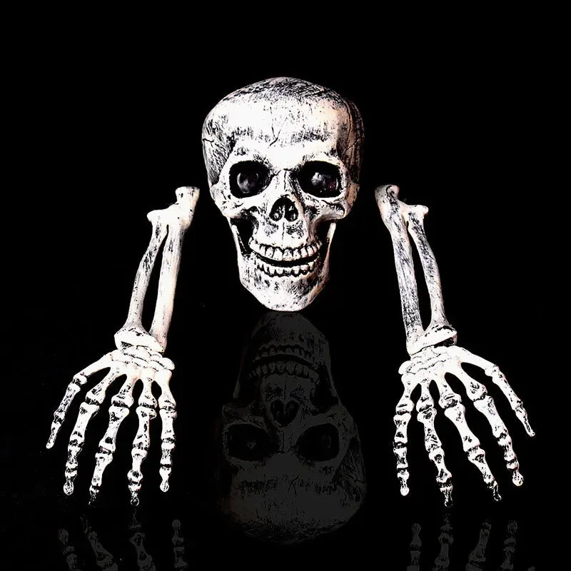 1/2/3pcs Halloween realistic skull hand arm Halloween party home garden lawn decoration haunted house horror props. Vue