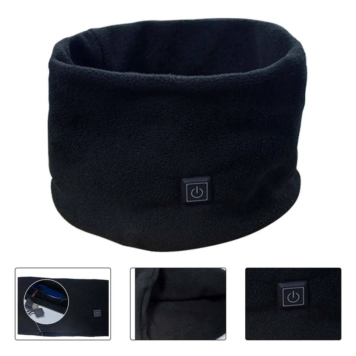 Neck Heating Wrap Scarf USB Charging Cold Weather Neck Warmer USB Charging Washable Autumn Tube Scarf With 3 Temperature Modes Vue