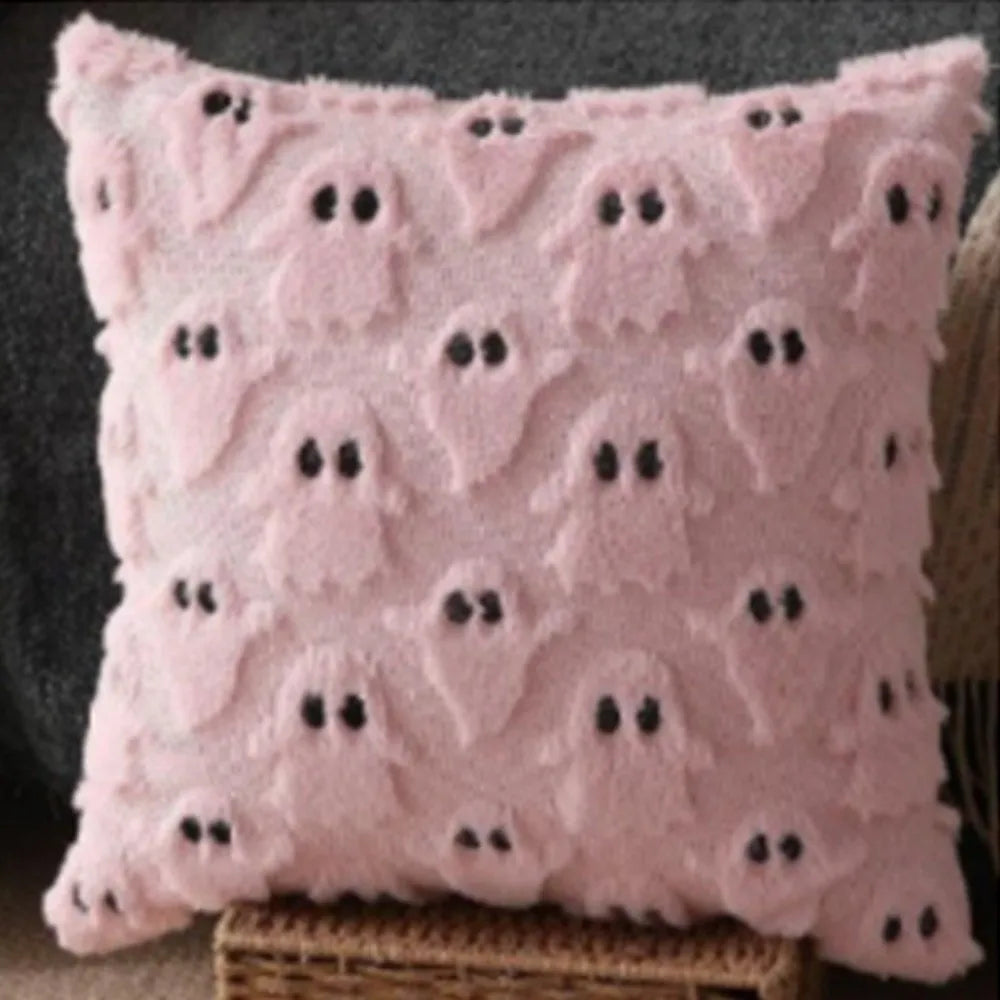 Modern Ghost Halloween Pillow Covers Decorative Colorful Cushion Covers Home Decor Plush Pillowcase Bedroom Vue