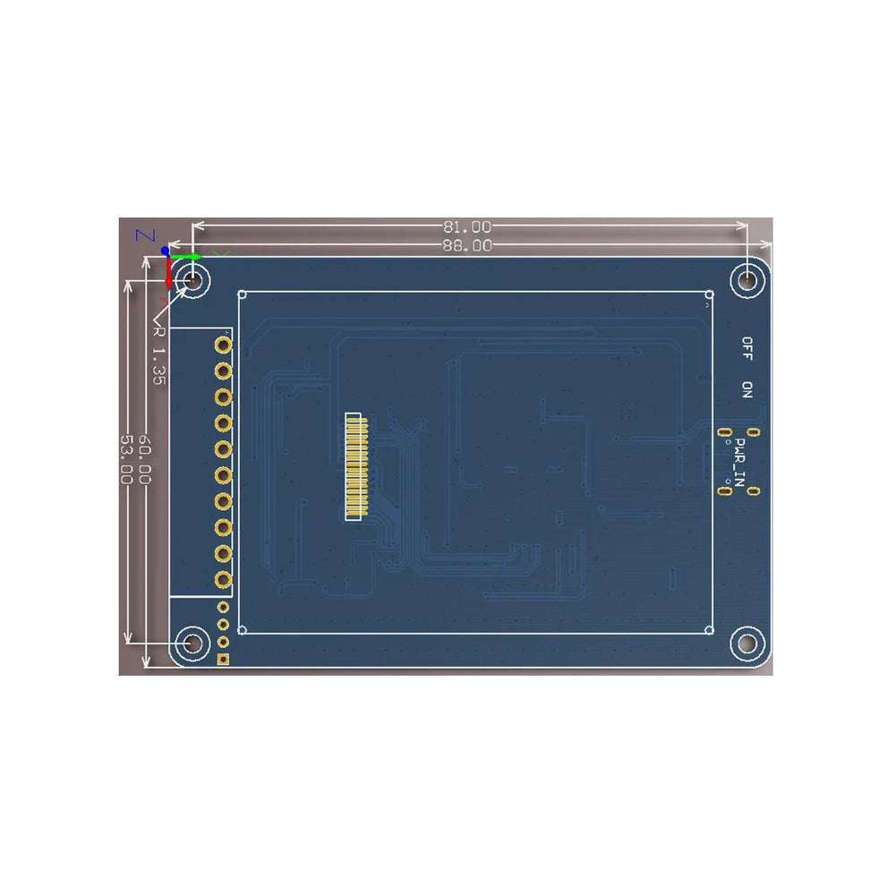 Handheld Serial Debugger RS485/RS232/TTL 2.8 Inch Touch TFT Screen STM32 2700mAh Battery HEX Serial Data Transceiver Tool Vue