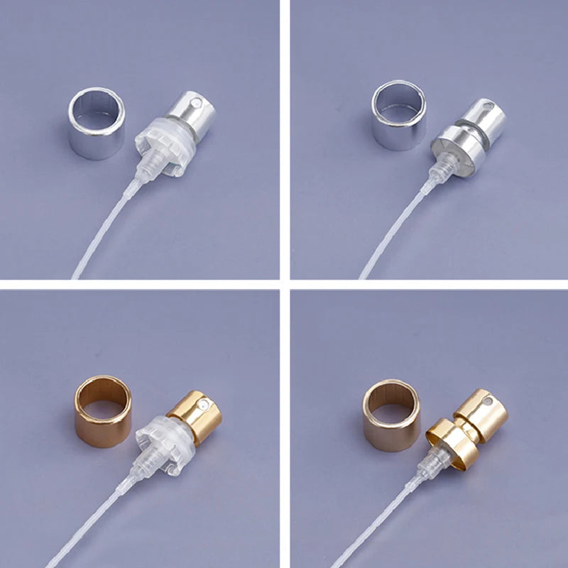 13mm 15mm 18mm Fine Mist Sprayer Nozzle Bayonet Type Spray Pump for 15mm Aluminum Bottle Replacement Bottle Cap Accessories Vue