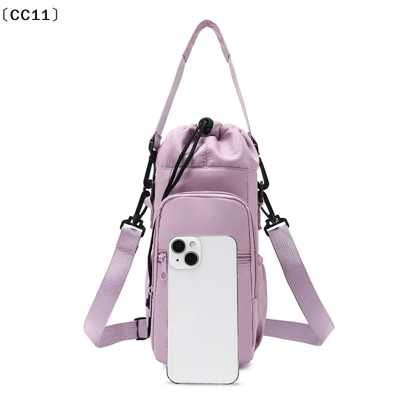 Portable Water Bottle Bag Adjustable Strap Thermal Mugs Insulated