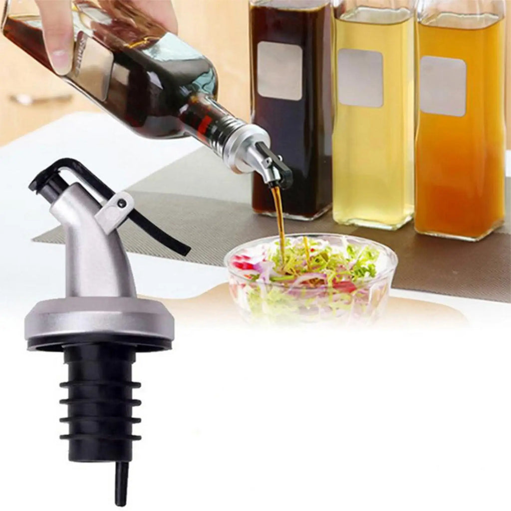 8.5x2cm Olive Oil Stopper Wine Bottle Pourer Bar Barware Spout Pourer Leakproof Wine Spout Bottle Pourer With Dust Cap Universal Vue