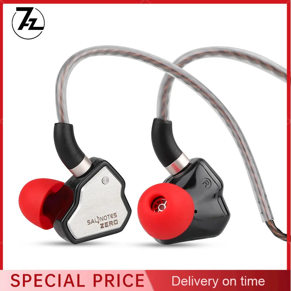 7Hz Salnotes Zero HiFi IEM – 10mm Dynamic Driver Earphones HiFi In-Ear Monitor Vue