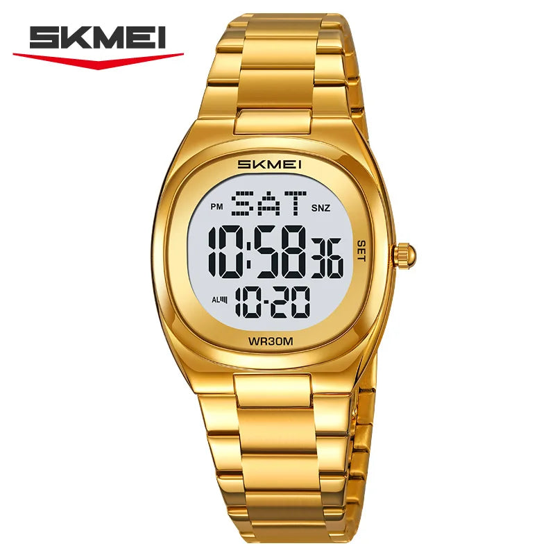 SKMEI 2419 Men's Digital Sport Watch | Stainless Steel Digital Sport Watch Vue