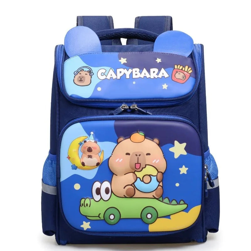 Capybara Children School Bags For Boys Girls Kids backpack Primary Orthopedic School Backpack Waterproof Schoolbag Book Bag Vue