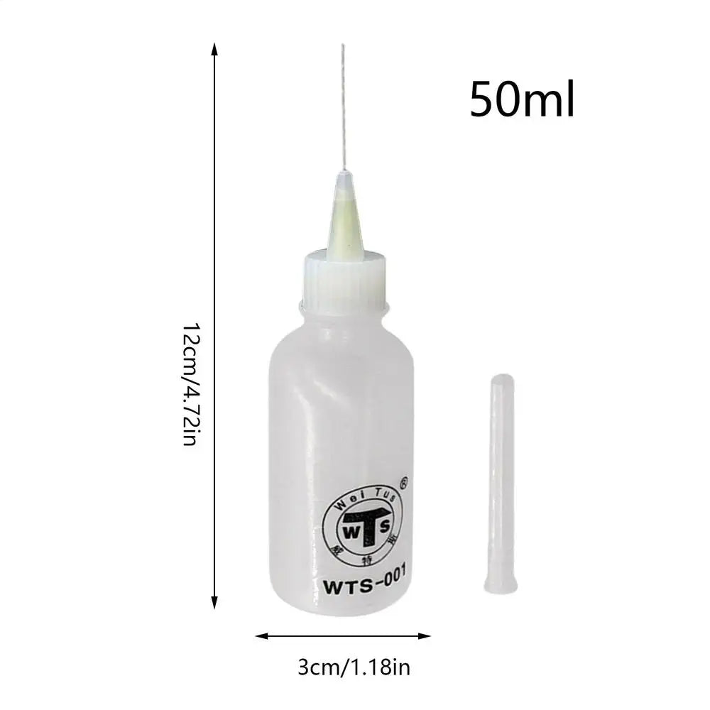 50ml Needle Tip Squeeze Bottle – Precision Flux Dispenser Liquid Dispenser Bottle Vue A