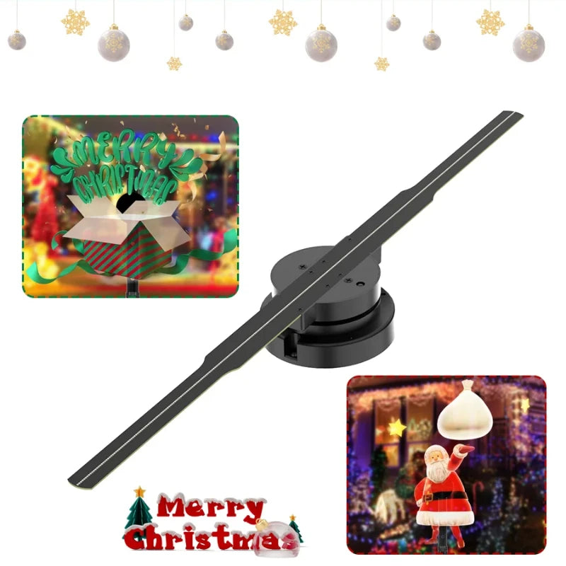 42CM Wifi 3D Hologram Projector Fan Remote Wifi Control 3d led projector Display Player Holographic Advertising Projector Vue