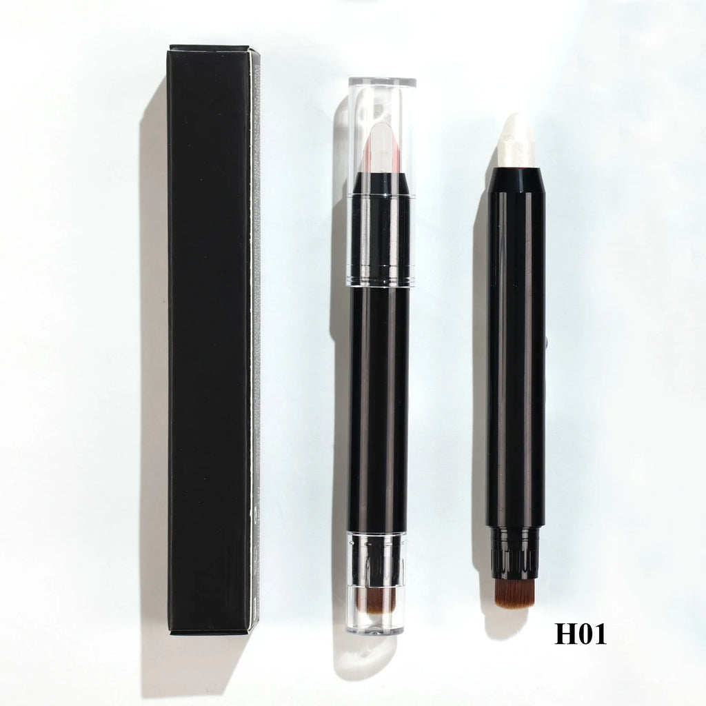 Glitter Highlighter Stick Diamond Shimmer Waterproof With Brush Shiny Highlighter Makeup Eye Shadow Pencil Private Label Bulk Vue