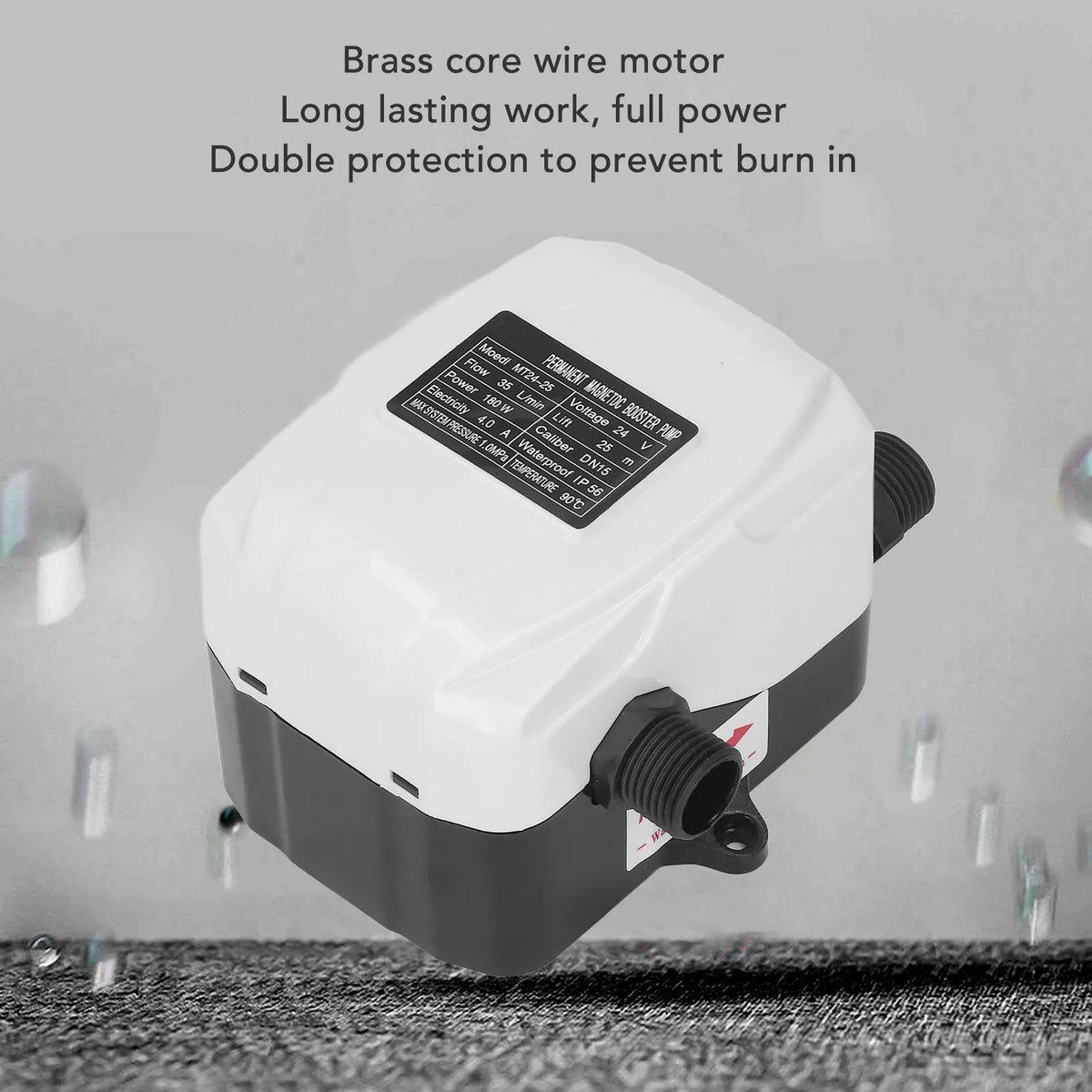 Automatic Booster Pump Automatic Water Booster Pump Booster Pump Water Pressure High Lift 180W for Kitchen Sink Shower DC24V Vue
