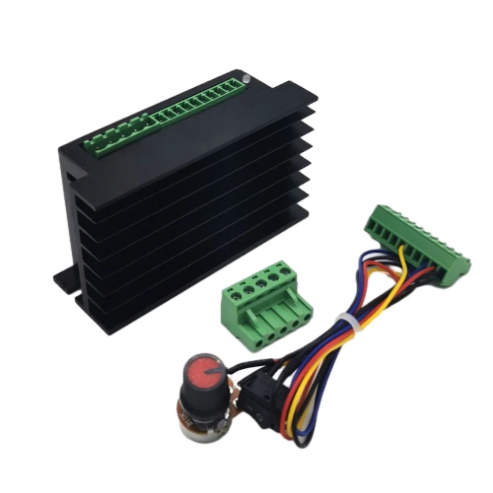 WS55-220 DC Brushless Motor Controller DC20-50V Forward and Reverse Motor Governor Compatible Square Wave with and without Hall Vue