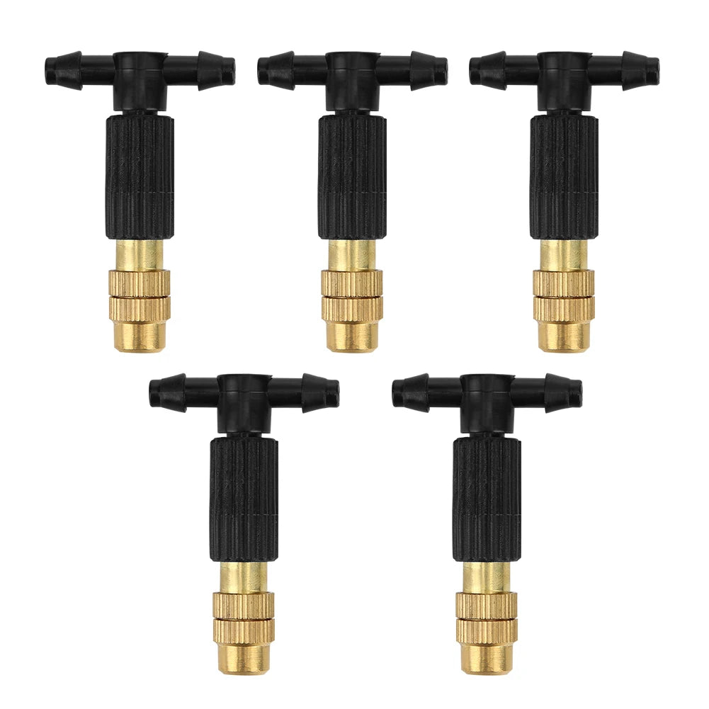 Adjustable Copper Misting Nozzles 4/7 Drip Irrigation – 5 Pack Irrigation Spray Nozzles Vue China Mainland