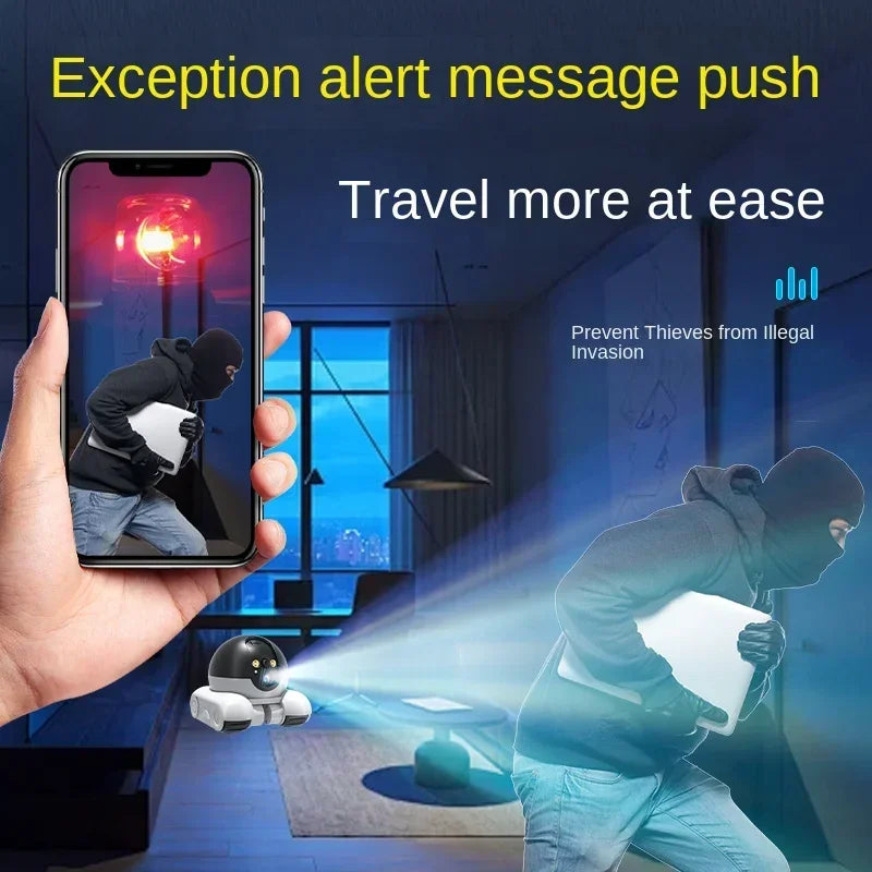 1080P HD WIFI Camera PTZ IP Security Protection Surveillance Camera Auto Tracking Baby Pets Monitor Smart Home Robot Cameras Vue