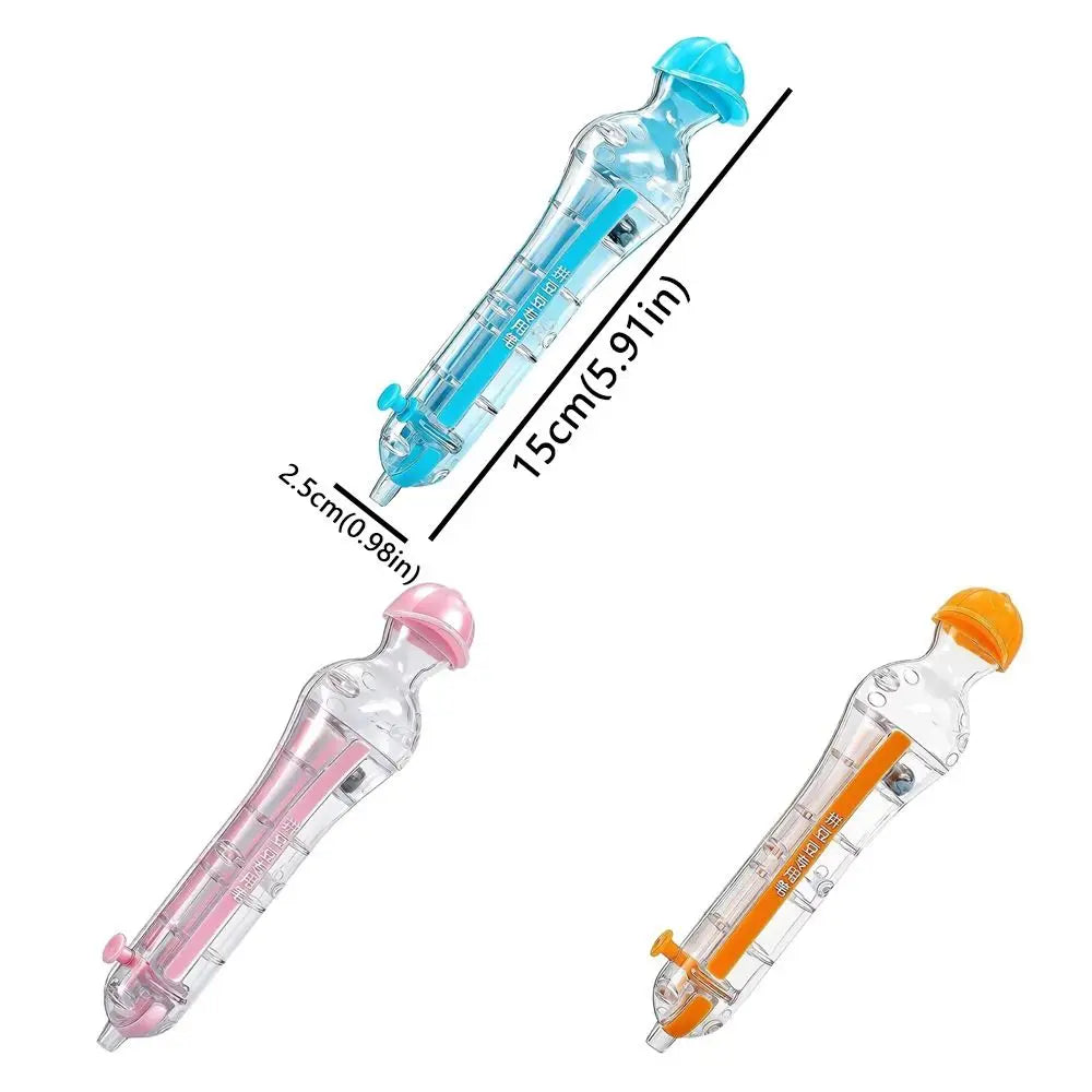 2.6mm Tip Automatic Bead Pen Transparent Pixel Puzzle Bead Positioning Pen Ergonomic Handmade Fuse Bead Pen Miniature Artwork Vue
