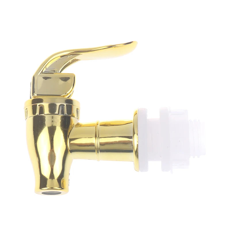 2L Glass Wine Bottle Faucet Replacement Wine Water Tank Spigot for Home Restaurant Party Bar Vue gold