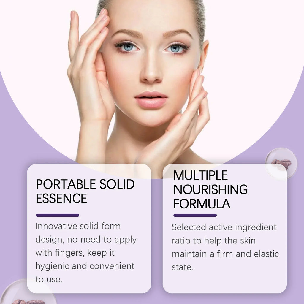Firming Serum Stick, Moisturizing & Elasticity, Reduce Fine Lines, Lifting & Firming Massage for Neck, Convenient Essence Vue