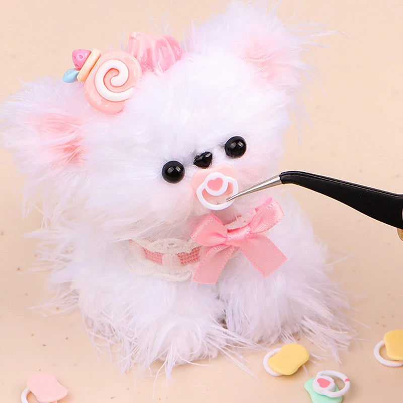 5Pcs Cute Mini Doll Pacifier Plastic Model Mini Dummy Doll Accessories Home Decoration Vue