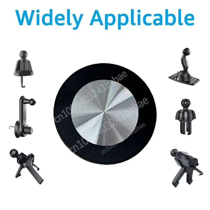 For MagSafe Car Mount Accessories Universal Magnetic Car Phone Holder Parts Suitable for 17mm Ball Head Base Magnet Brackets Vue
