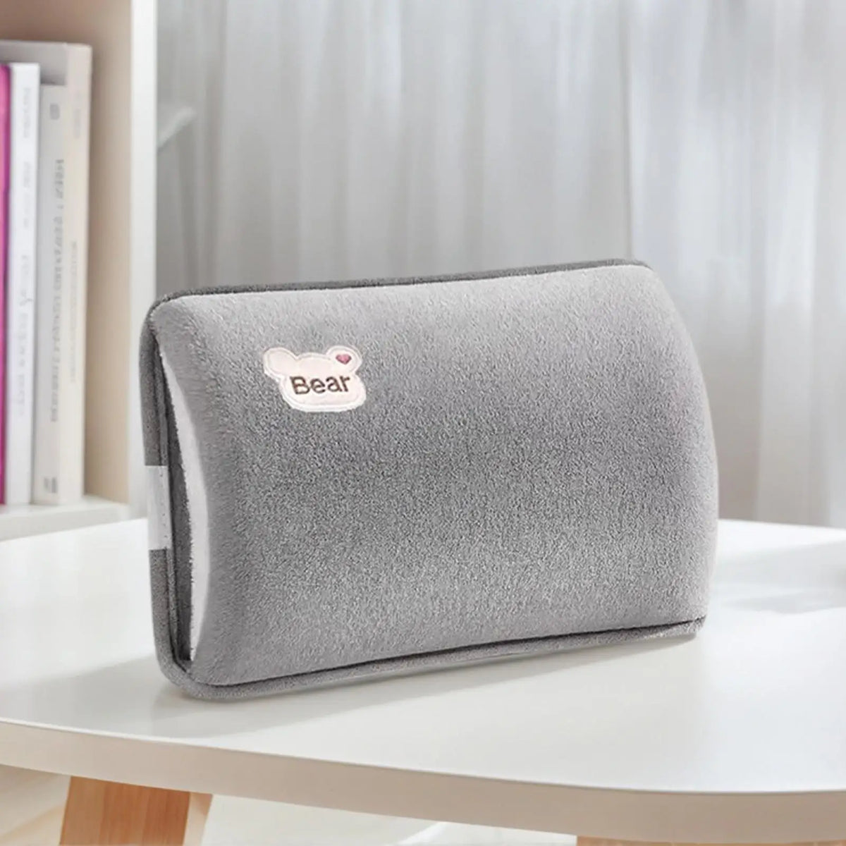 Hot Water Bottle Leak-Proof Rechargeable Hand Warmer Hot Water Bag with Soft Cover for Winter Cold Weather Period Cramps Muscles Vue