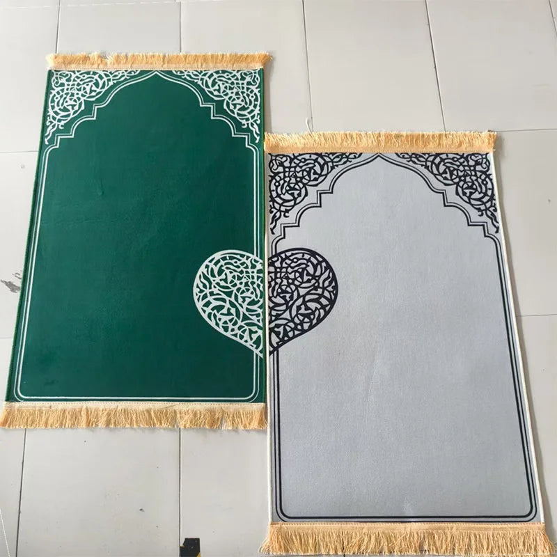 Irregular Flannel Prayer Rug Thick Short Pile Sponge Back Floor Mat Home Altar Meditation Corner Adults Cozy Spiritual Gift Vue 70x110cm A7