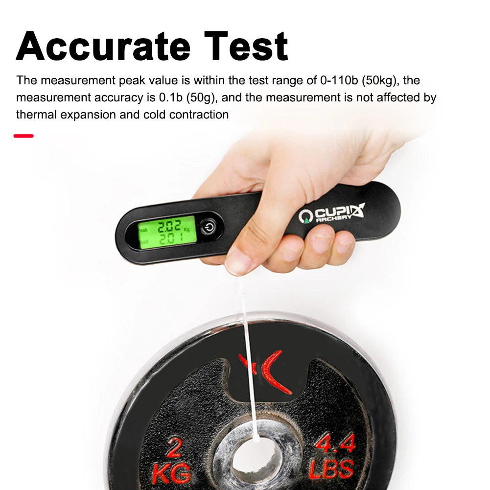 Electronic Bow Scale – Draw Weight Gauge for Compound & Recurve Archery Bow Scale Vue