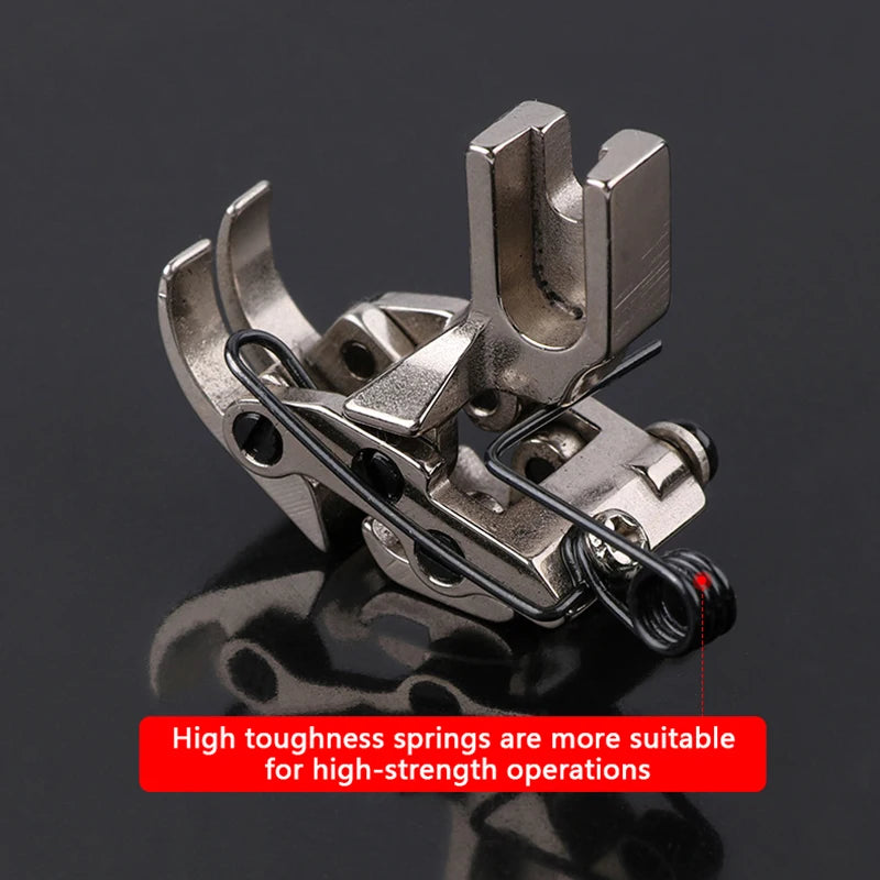 1PCS Industrial Flat Car Front Rear Interactive Presser Foot KT141 For Sewing Uneven Thick Fabric Sewing Machine Accessories Vue