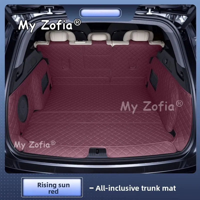 Auto Carpet Interior Modification Full enclosure trunk pad car Leather trunk pad Accessories For Voyah Courage 2025 2026 Vue