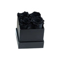 Preserved Rose Box Eternal Flower Immortal Roses Birthday Gift for Vue CN Black4 heads