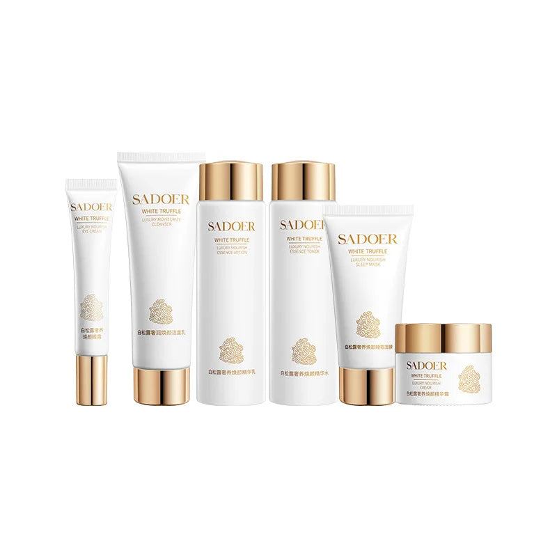 White Truffle Skin Care Six-Piece Set, Rich in Centella Asiatica Extract, Niacinamide and Other Skin-Beneficial Ingredients, Paired with Various Beautifying and Moisturizing Ingredients to Replenish the Skin's Moisture, Leavi Vue