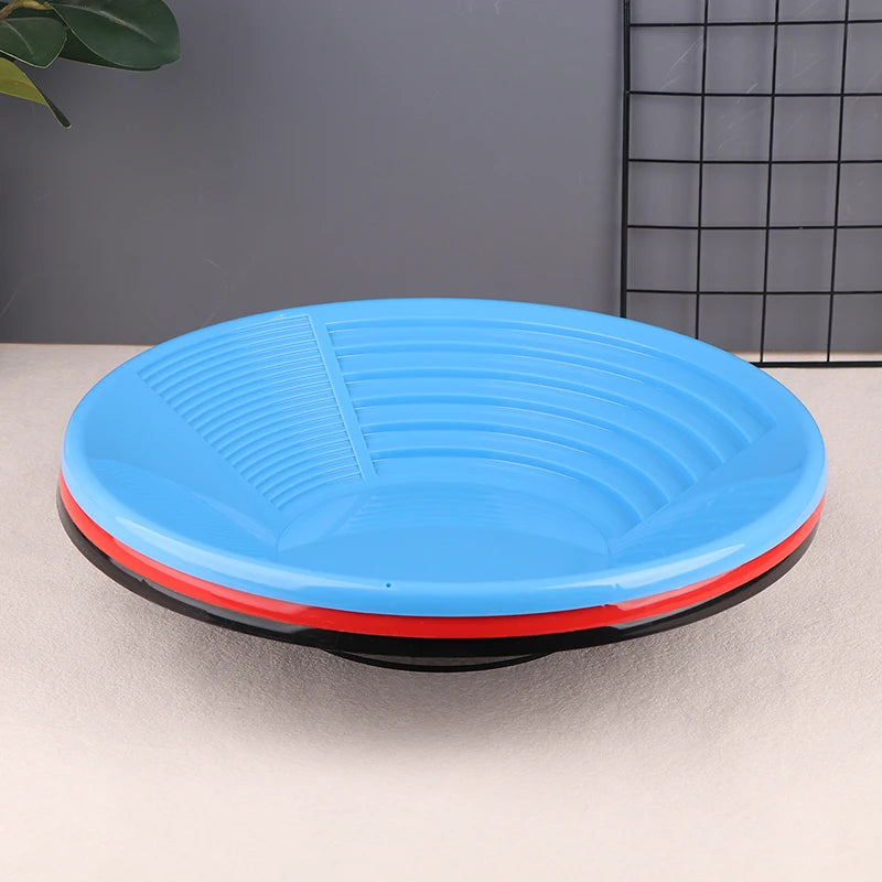 380mm Gold Panning Pan ABS Gold Sifting Classifier Washing Sieve Tray Accessory Green Gold Pan Gold Panning Tool Gold Classifier Vue