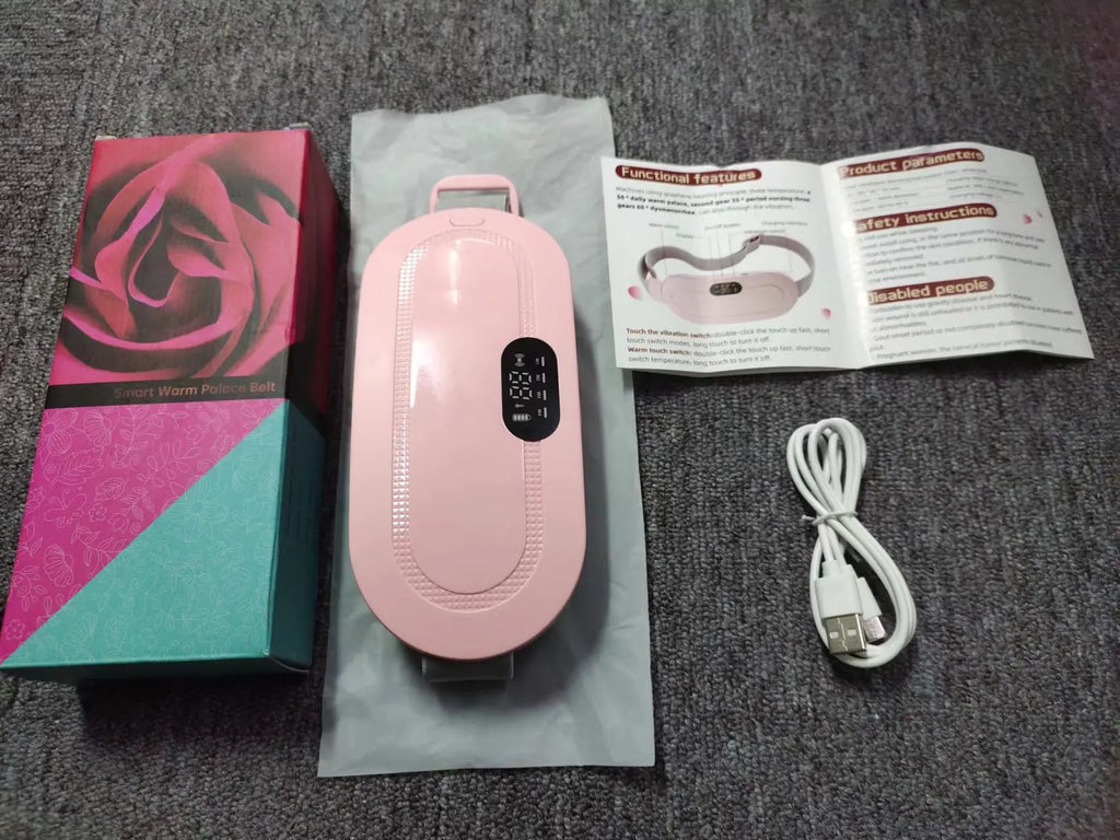 Menstrual Heating Belt with Carry Bag | Warming Comfort Menstrual Heating Belt Vue