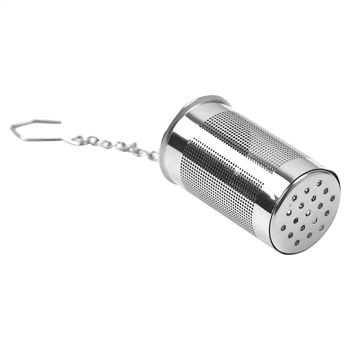 Tea Infuser Tea Holder Stainless Steel With Chain Hook Seasoning Strainer Cylindrical Fine Mesh Filter Tea Infuser Multipurpose Vue