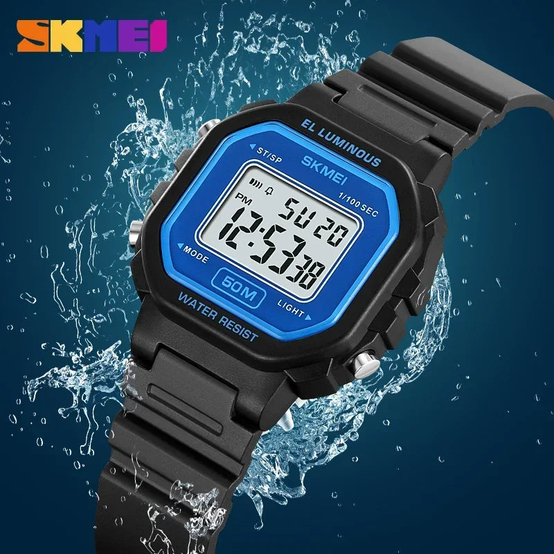 SKMEI 2326 Women's LED Digital Sports Watch – Waterproof Women's Digital Watch Vue