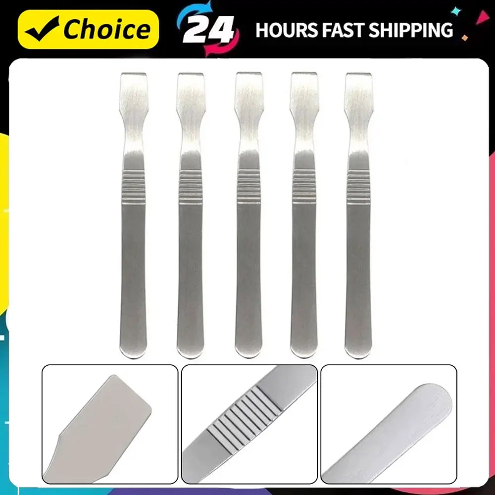 5Pcs Metal Spudger Crowbar Phone Repair Tools 120x11mm Stainless Steel Solding Paste Electronic Disassemble Crowbars Vue