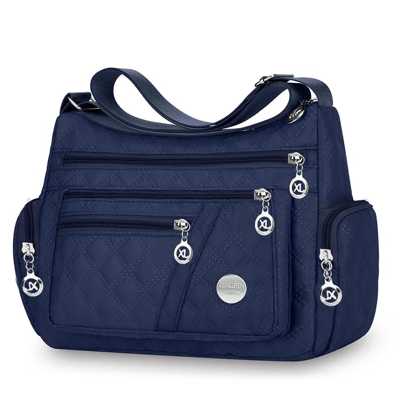 Square-shaped Versatile Men's Women's Crossbody Bag Large Fabric
