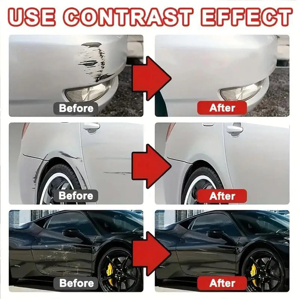 Car Scratch Remover & Repair Kit,100ml Long-Lasting Paint Eraser with Sponge, Auto Exterior Coating Polishing for Swirls Scratch Vue